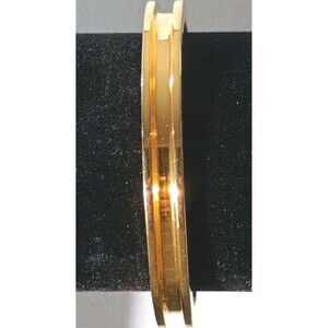 SW Gold Tone Ponytail Tie Holder Cuff Bracelet